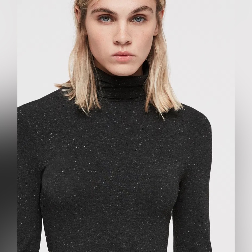 All Saints Esme Turtleneck Sweater Dress